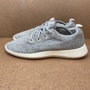 Allbirds Mens Wool Runners Light Gray Size 12 Lace-Up Sneakers Lightweight